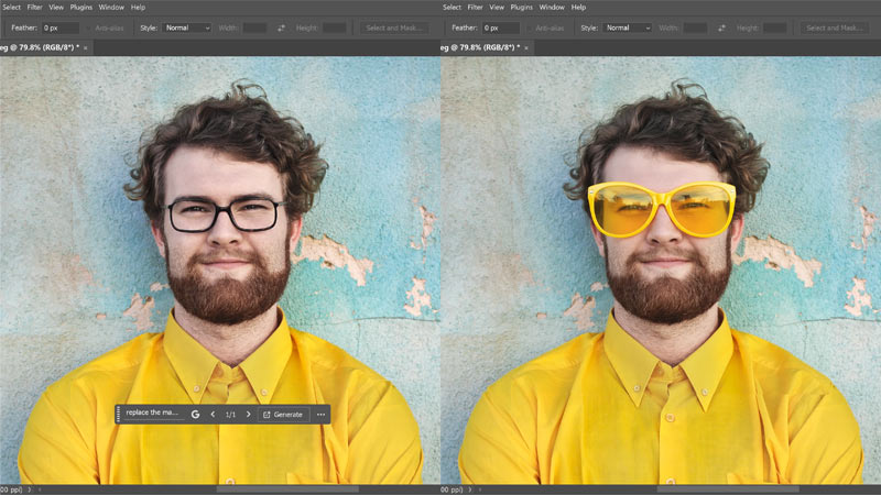 Original image (left), Nano Banana with Auto-Align Layers (right).