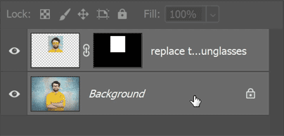 Both layers are now selected.