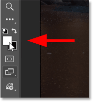 The Foreground color should be white.