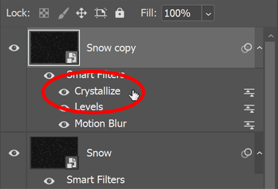 Crystallize is now a smart filter.