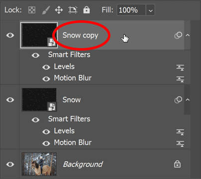 The copy includes the smart filters.
