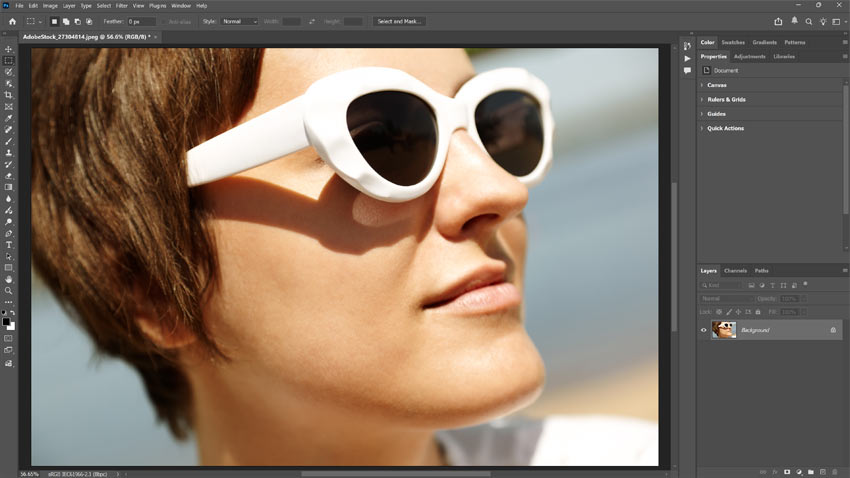 The original photo used in the Color Halftone filter tutorial.